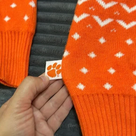 Campus Specialties Clemson University Ugly Christmas Sweater Size XL - Picture 5 of 7